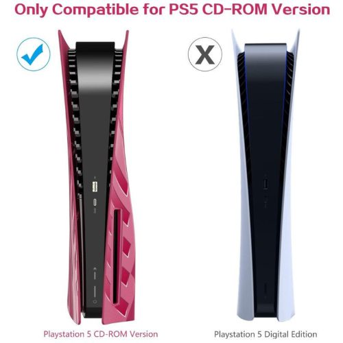 Ochranné pouzdro HEYSTOP odolné proti poškrábání pro PS5 - červené