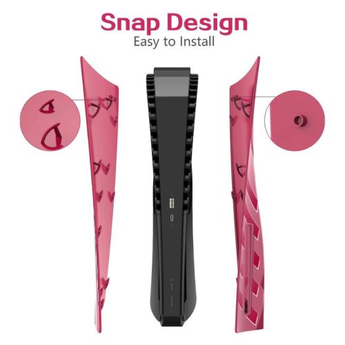 Ochranné pouzdro HEYSTOP odolné proti poškrábání pro PS5 - červené