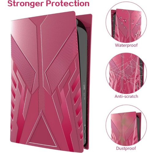 Ochranné pouzdro HEYSTOP odolné proti poškrábání pro PS5 - červené