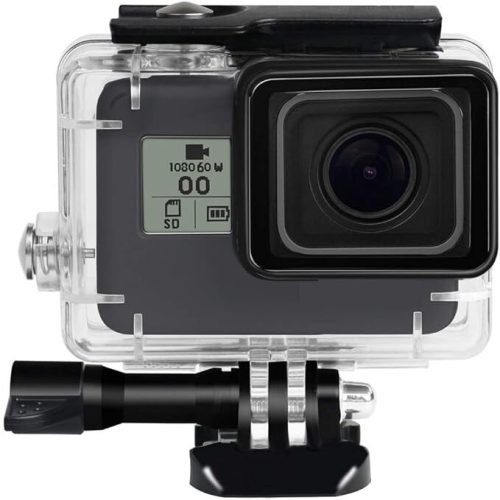 Lupholue Voděodolné průhledné pouzdro pro GoPro až do 50 m – Potápěčské pouzdro s červeným filtrem pro podvodní nahrávání