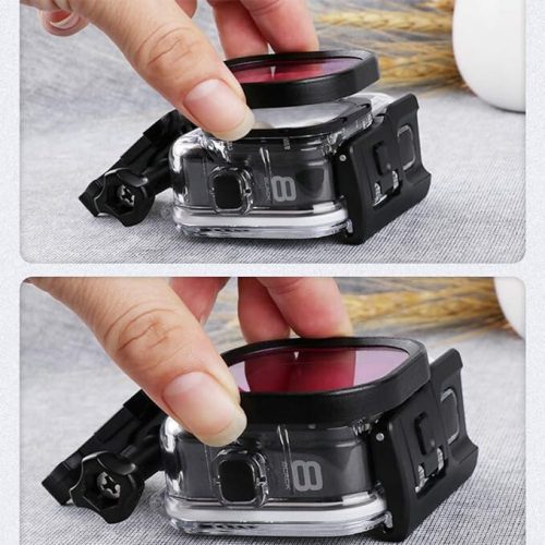 Lupholue sada filtrů 3 v 1 pro mobilní telefon – červená, růžová a fialová