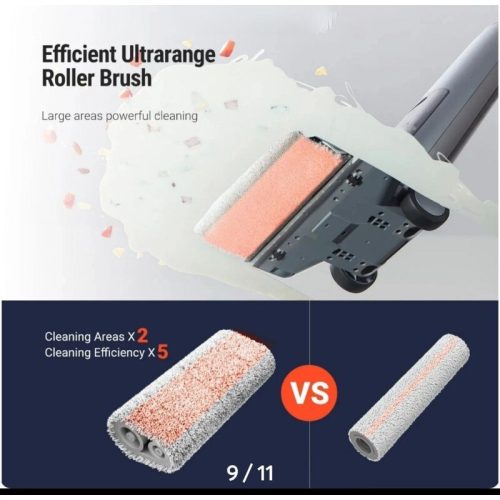 OSOTEK H200 3 v 1 bezdrátový vysavač a mop – chytrý čistič podlah s LED světlem a funkcí samočištění