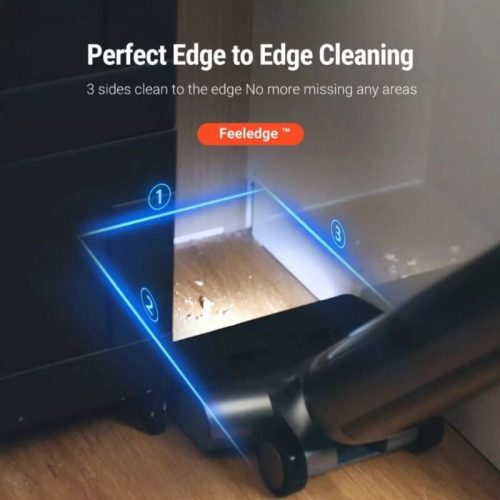 OSOTEK H200 3 v 1 bezdrátový vysavač a mop – chytrý čistič podlah s LED světlem a funkcí samočištění