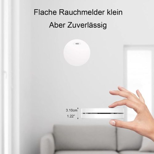 Bezdrátový detektor kouře Xindum – 1 ks, s10letou baterií