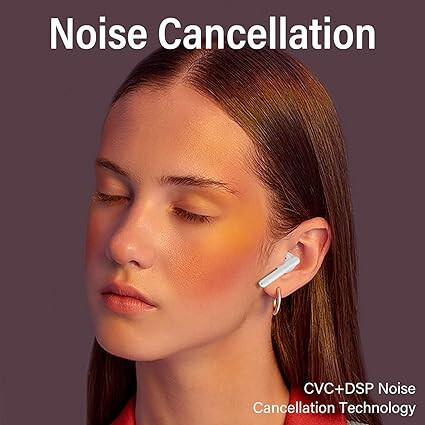 Bezdrátová Bluetooth sluchátka Ture – potlačení hluku, dotykové ovládání s pouzdrem