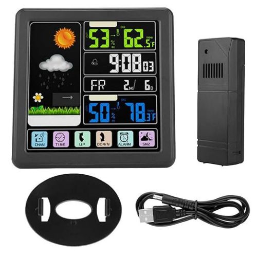 Bezdrátová meteorologická stanice TS-3310 – měřič venkovní a vnitřní teploty a vlhkosti