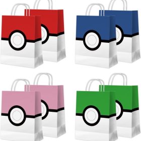   Dárková taška Azyre Pokémon Ball s motivem narozenin, 16 ks