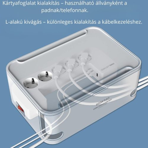 Krabice pro správu kabelů Redagod - bílá