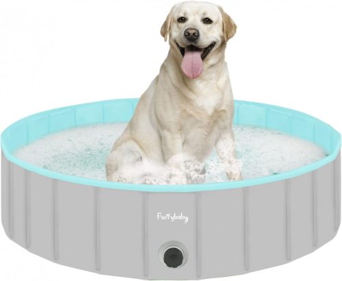 Furrybaby bazén pro psy, odolné brouzdaliště pro psy 120*30 cm (tyrkysově modré)