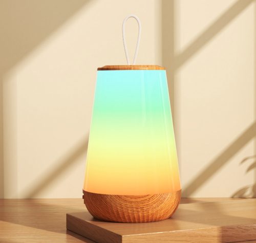 LED noční lampa (dřevěná)