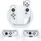 Grip Mooroer Joy-Con a závodní kolo 3 ks - bílé