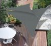 Sluneční plachta SunnestLife 6x6x6 m trojúhelníková – vodotěsná, odolná proti UV záření, šedá